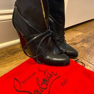 Christian Louboutin Black Booties 40